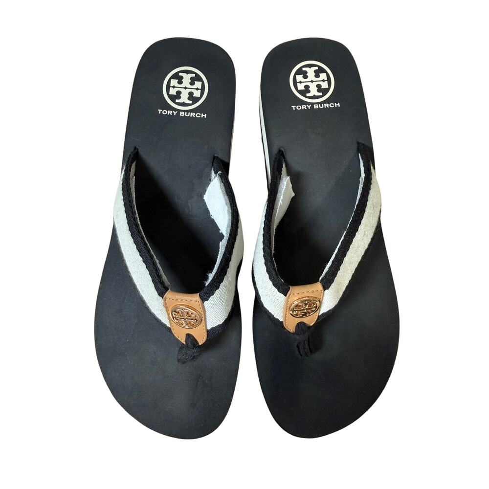 Tory Burch 'Frankie' Wedge Flip Flop Womens 10M